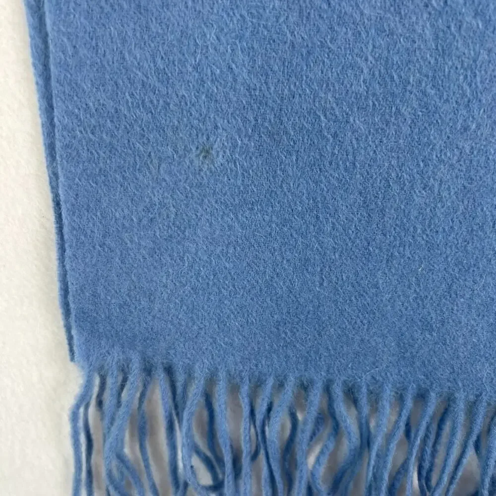Kousei Inner Magnolia Blue Cashmere Wool Scarf 82